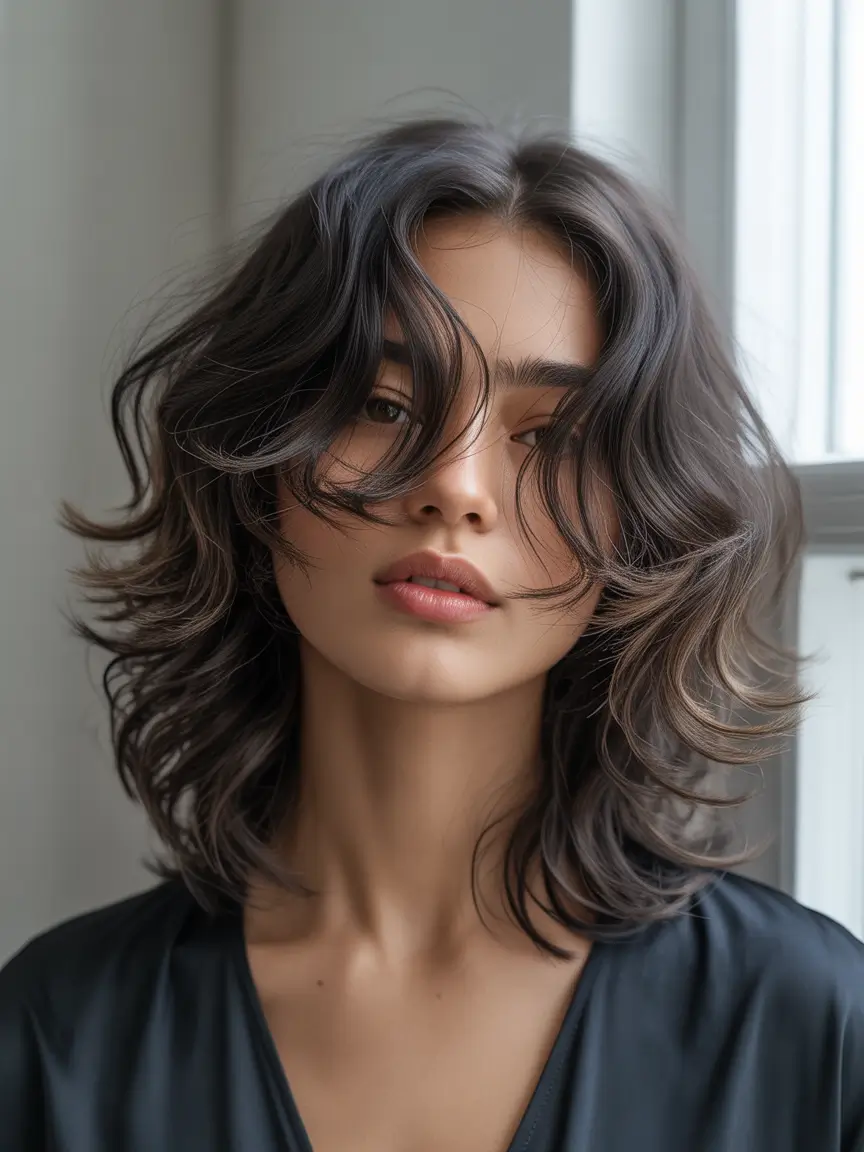 Fall shag haircut Soft Layers That Whisper Confidence