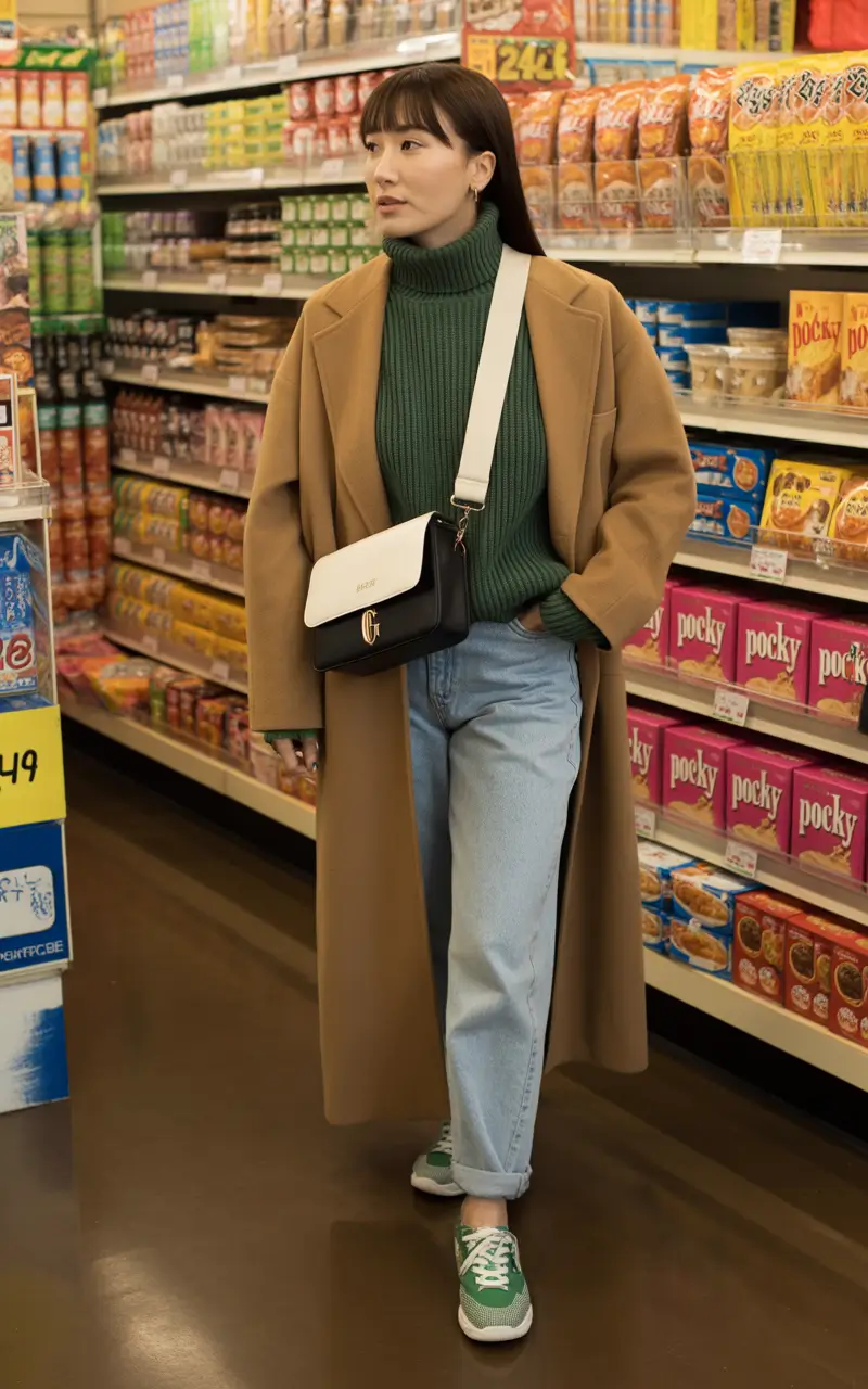 fall sweater outfits Cozy Market Layers with a Cool Girl Twist