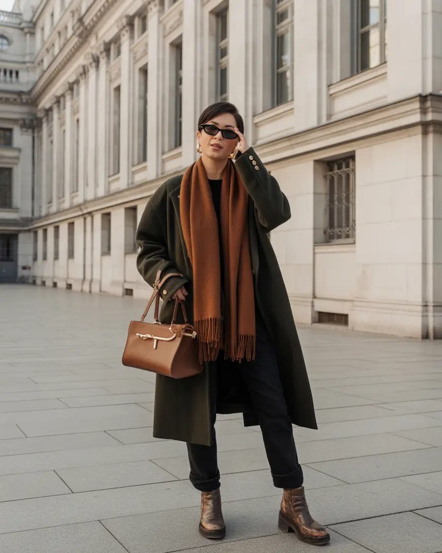 fall winter outfits work office wear cold weather