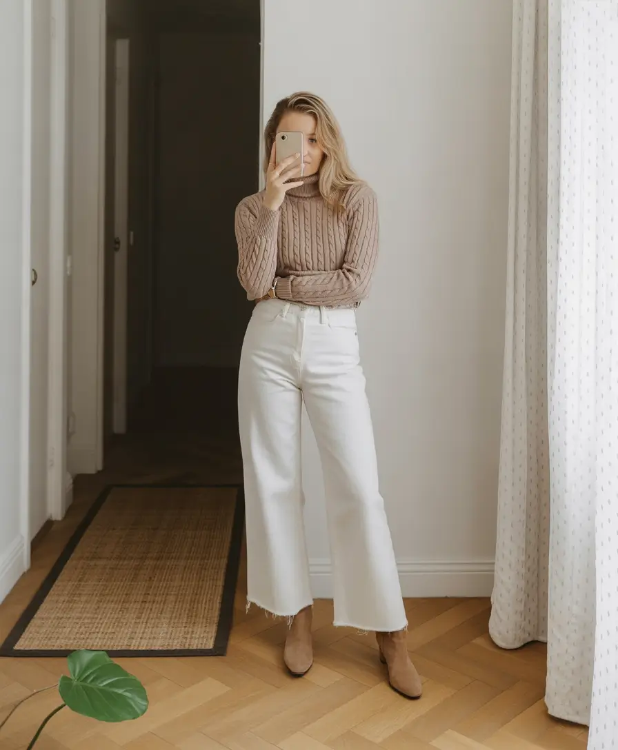fall winter outfits Cable-Knits-&-Crisp-Denim