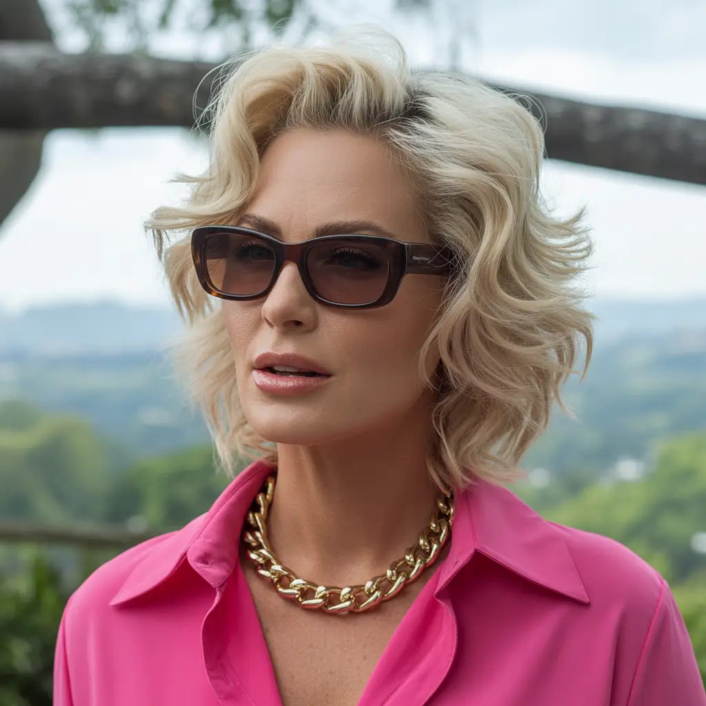 Fall haircuts for women over 40 Voluminous Shoulder-Length Glam