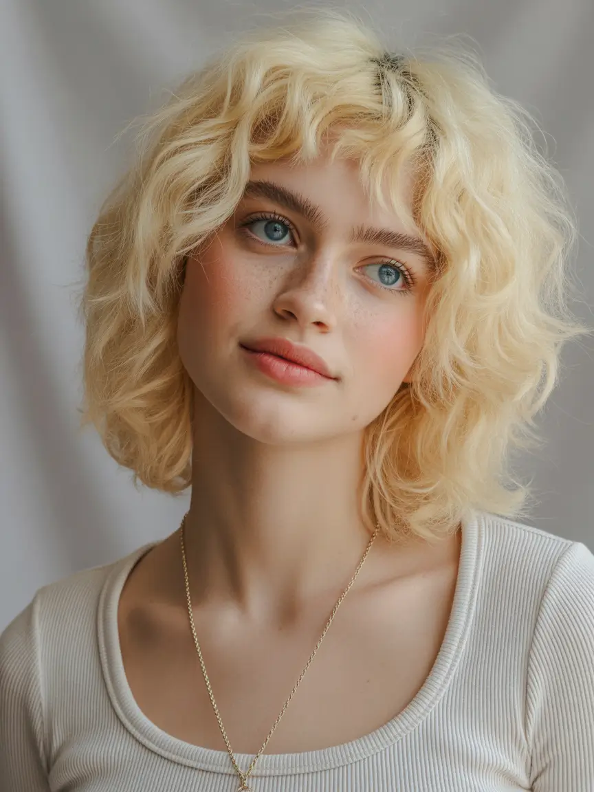 medium length fall haircuts 2025 Soft Shag with Natural Texture