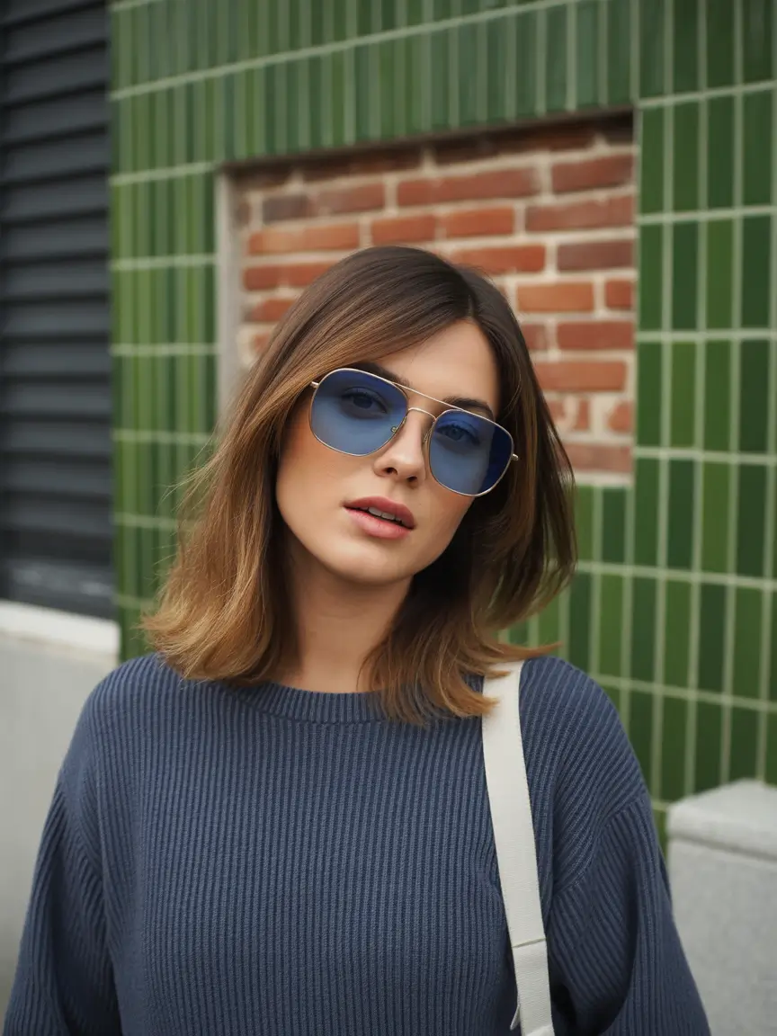 medium length fall haircuts 2025 Casual Chic with a Clean Edge