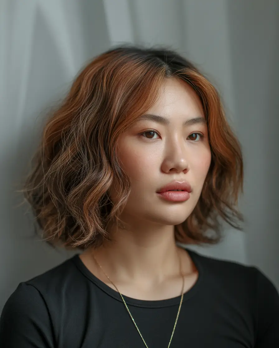 medium length fall haircuts+Dimensional Waves With Natural Depth