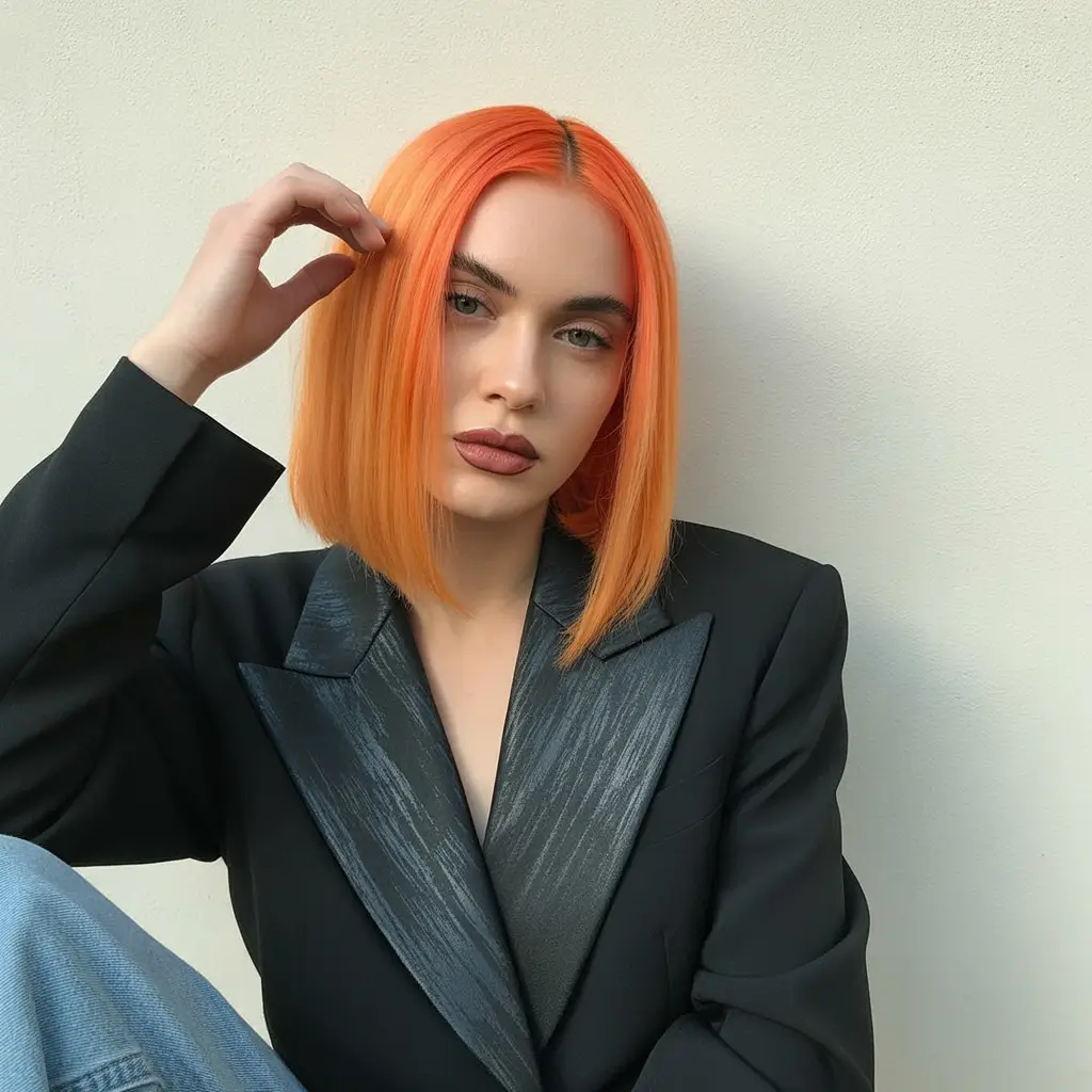 Fun fall hair colors Mandarin Spice Sleekness