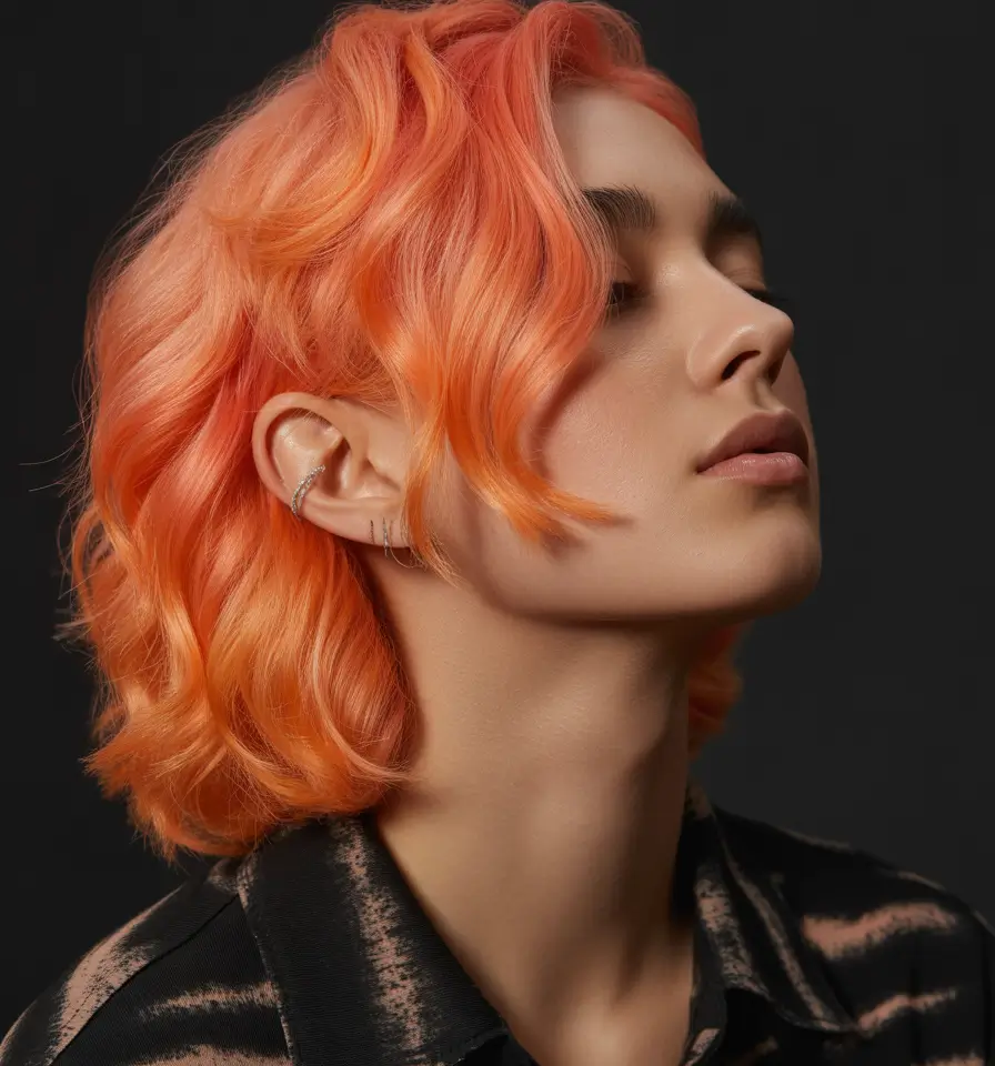Fun fall hair colors Spiced Papaya Curls