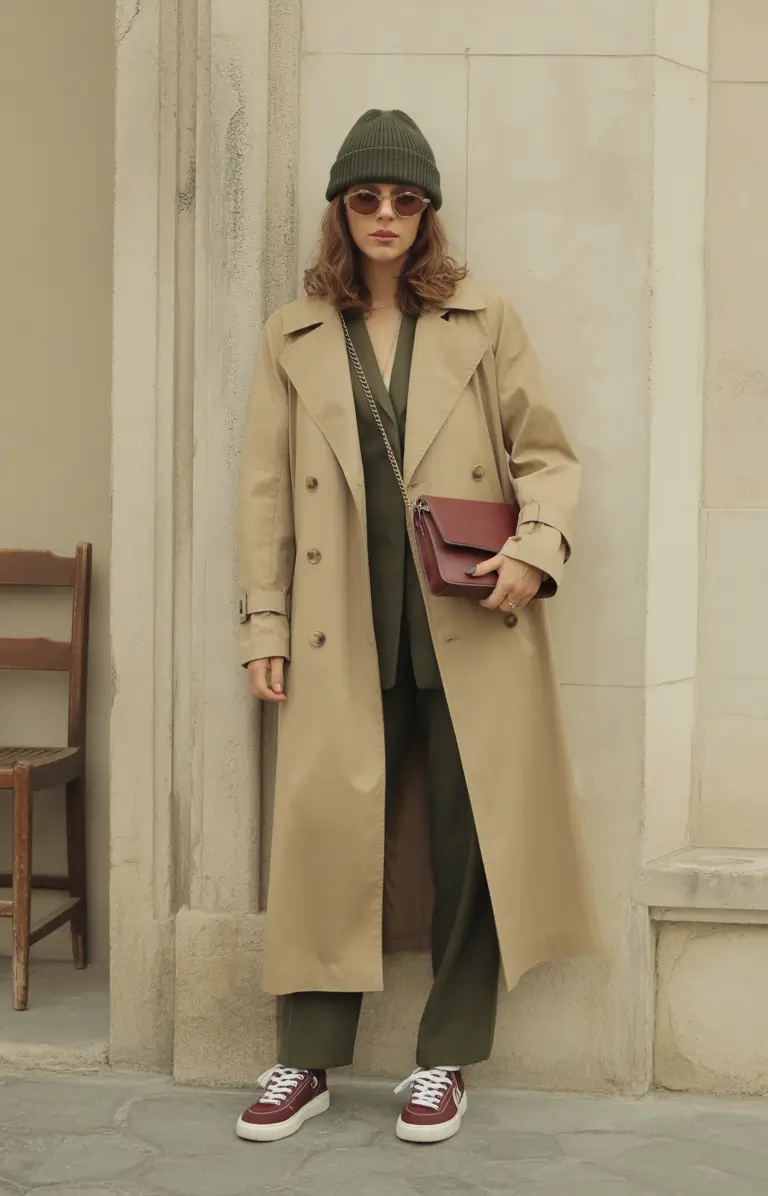 layering for fall outfits Earthy Tones with Urban Ease