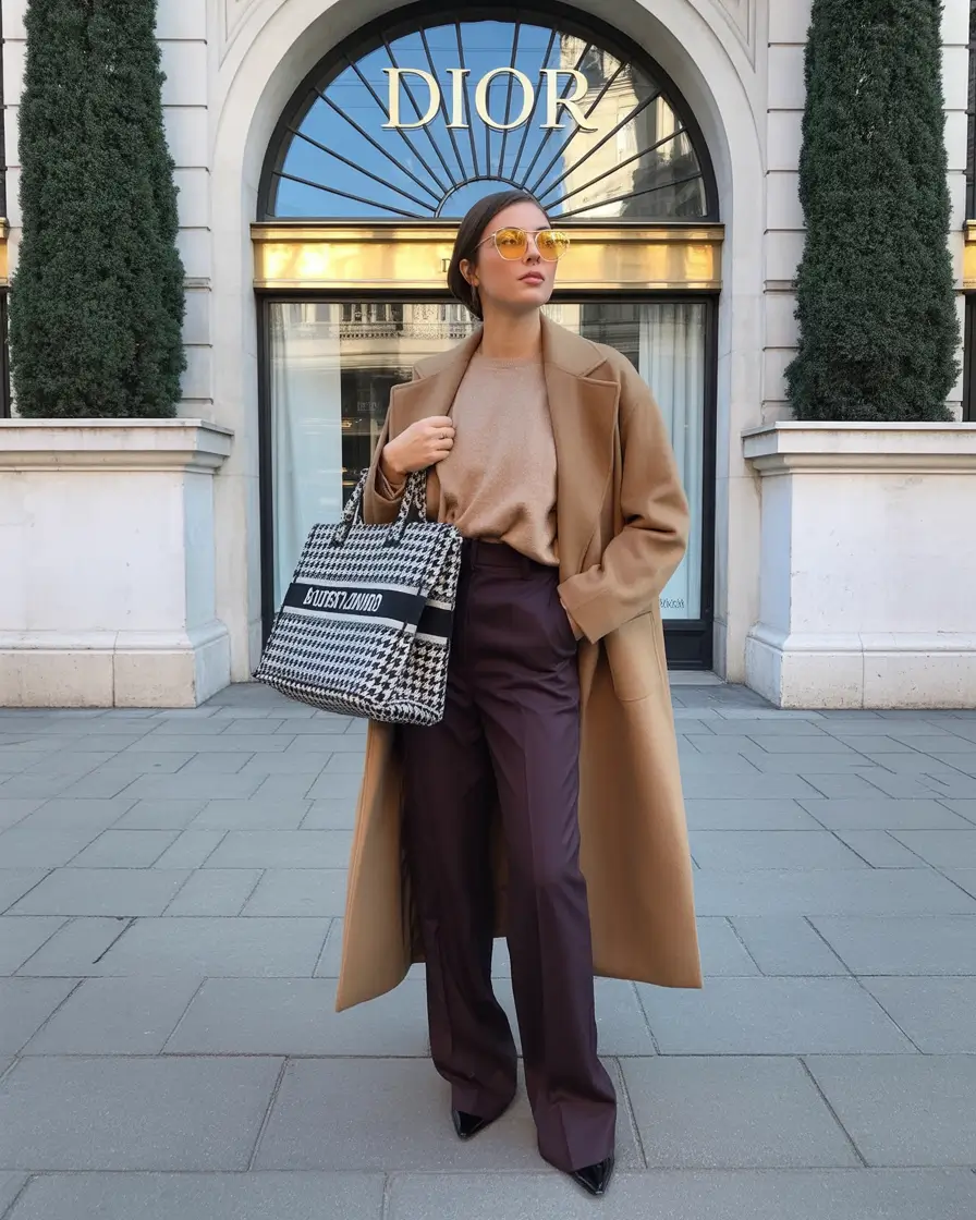 layering for fall outfits Refined Business Casual with a Twist