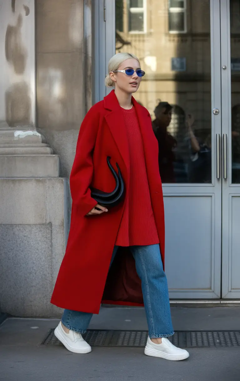 layering for fall outfits Monochrome Fire, Elevated Simplicity