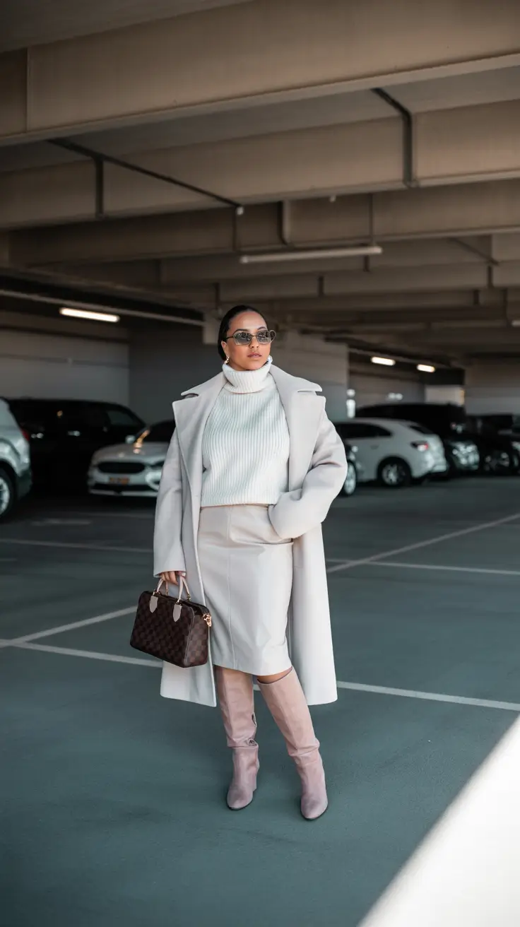 midsize fall outfits Soft Creams for Sharp Minds