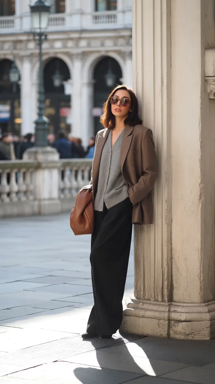 new fall fashion clothes Relaxed Elegance in Earthy Neutrals