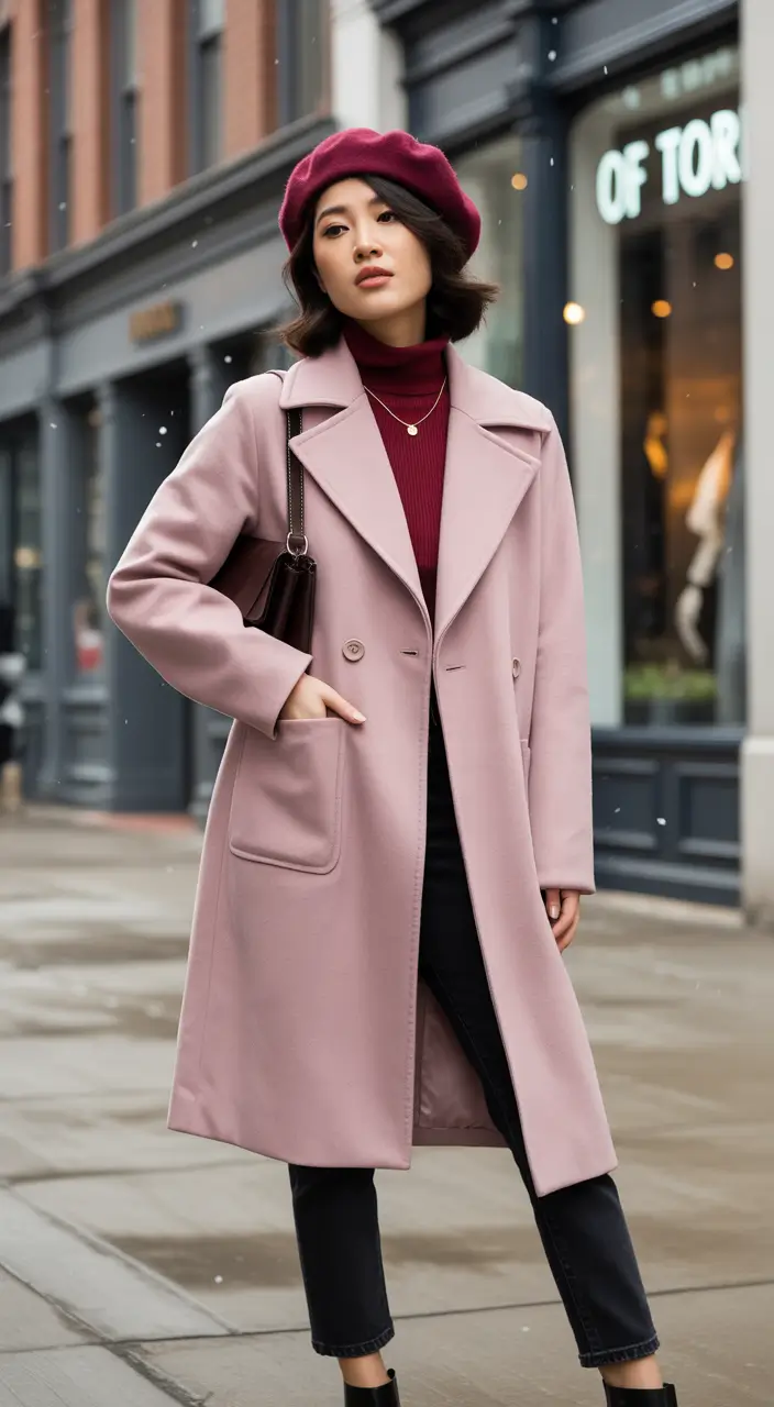 new fall fashion clothes Parisian Chic with a Plum Twist