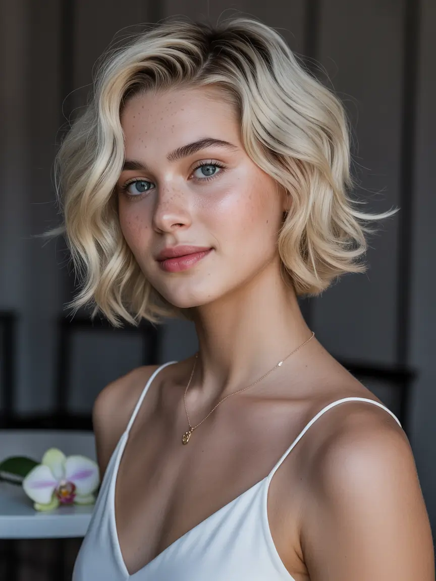 haircuts - September Butter Blonde Classic Waves