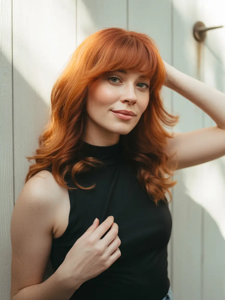 autumn fall hair colors Vintage Copper Curls