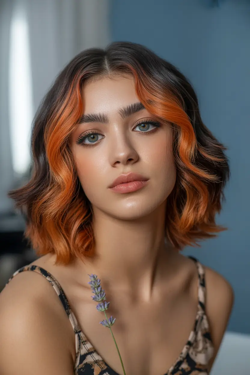 autumn fall hair colors Cowboy Copper Flames