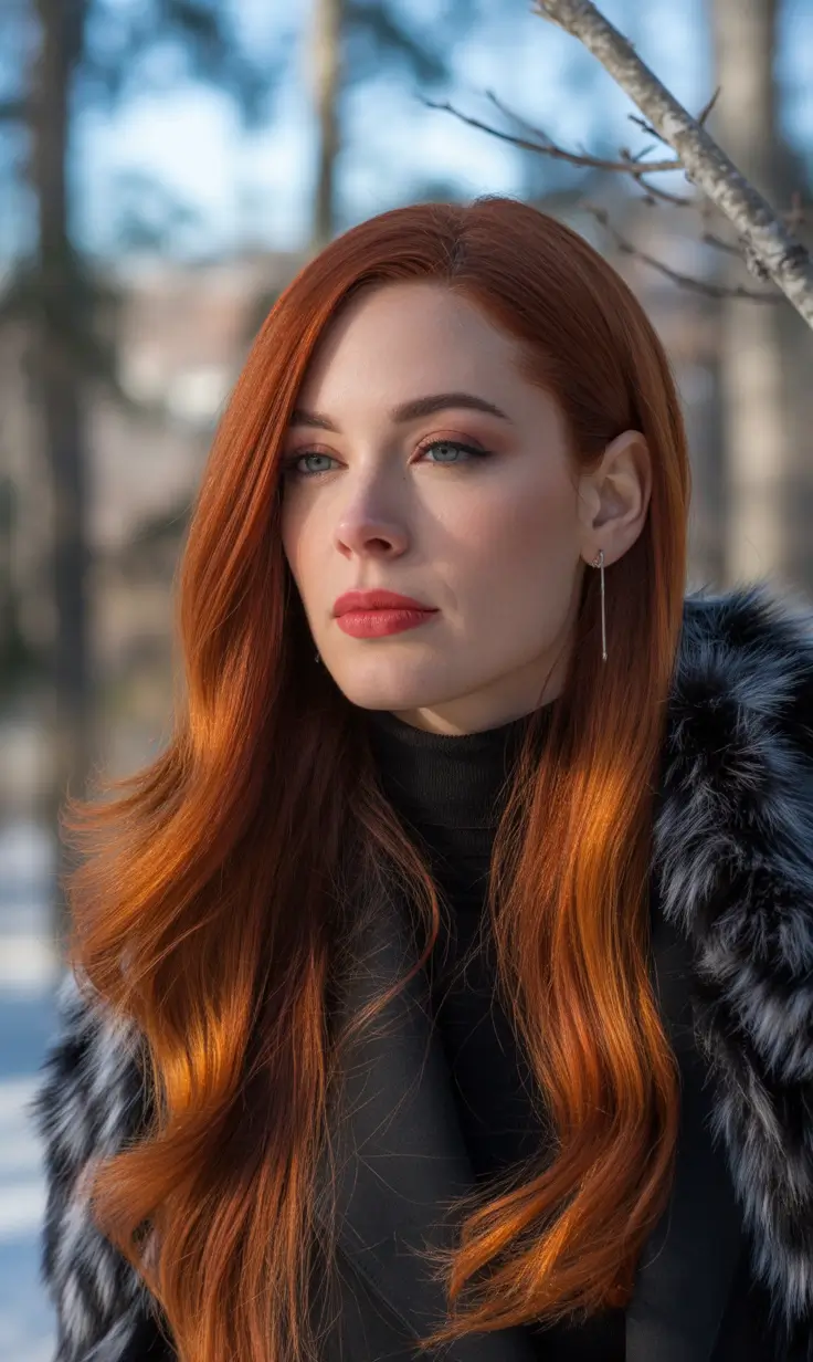 autumn fall hair colors Chestnut Sway