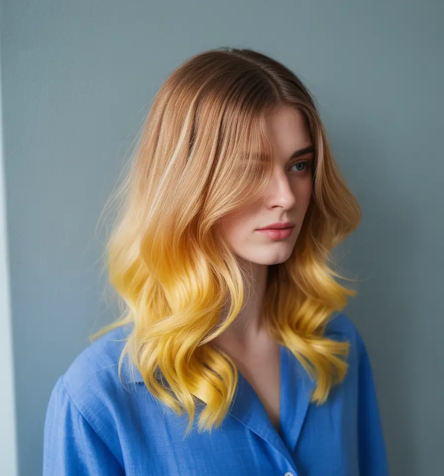 September hair color+Honey Blonde Glow-Up With Face Frame Pop