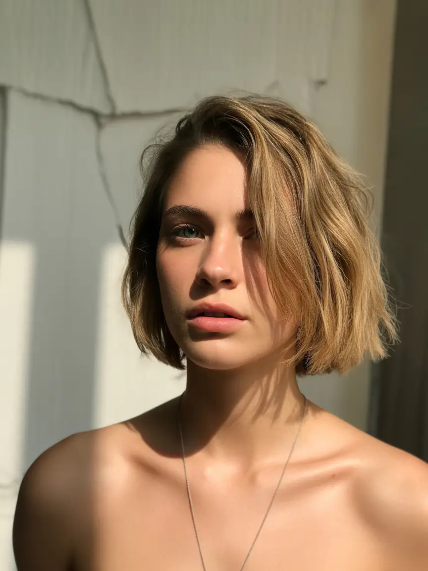 September hair color Textured Blonde That Feels Effortless