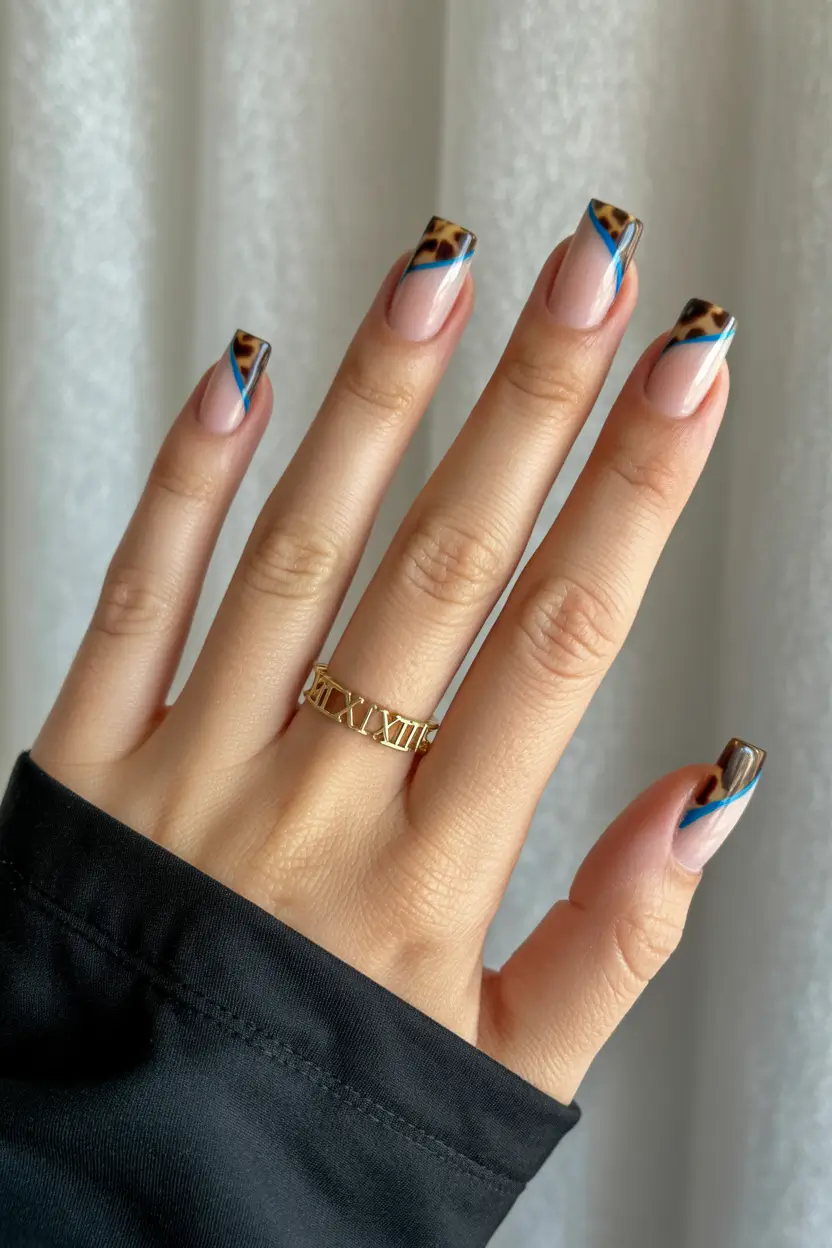 September-nails-design-Leopard-Luxe-with-a-Pop