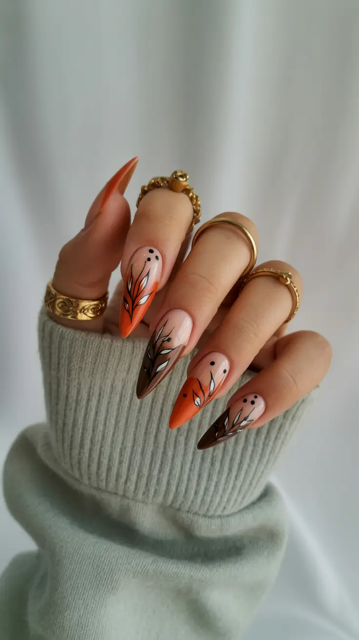 september-nails-design-fall-trends-for-2025 Autumn Flames & Leaf Tips