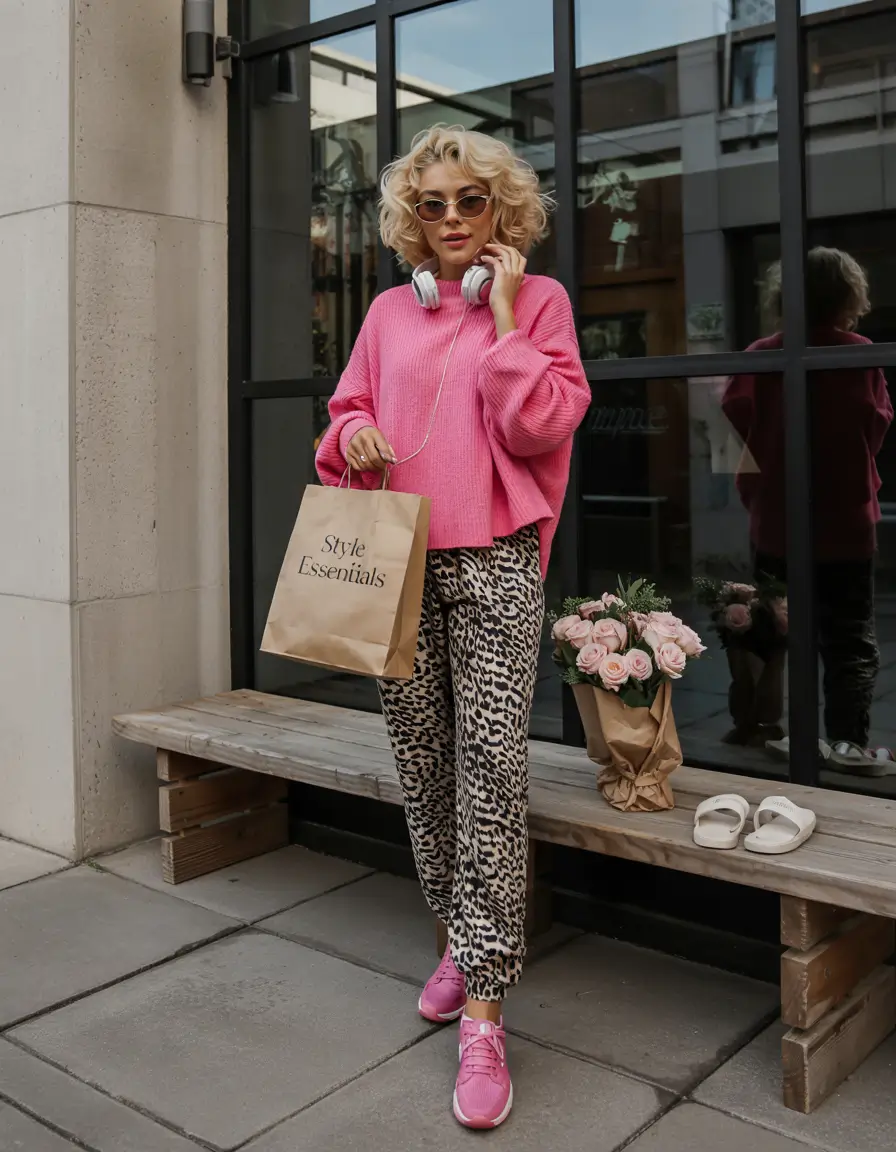 simple casual fall outfits Prints and Pop for Playful Fall Days