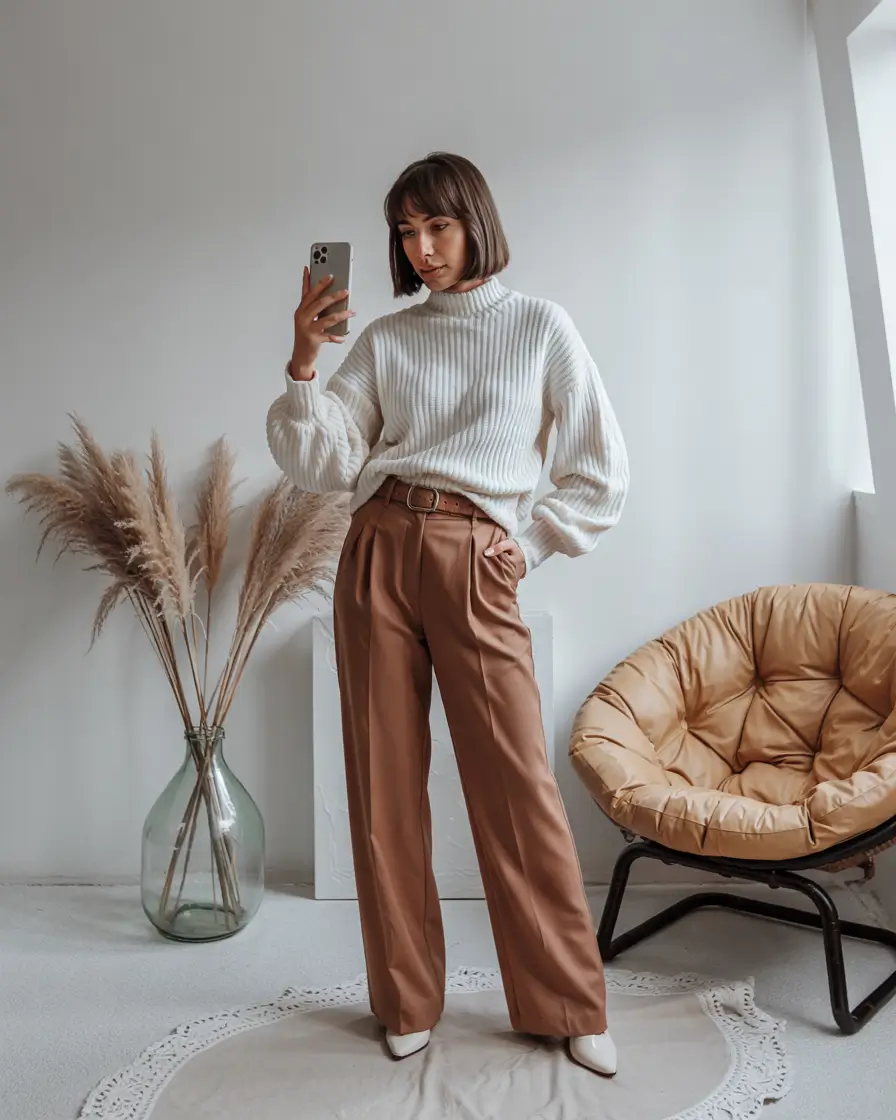 simple casual fall outfits Soft Power Dressing with a Modern Mood