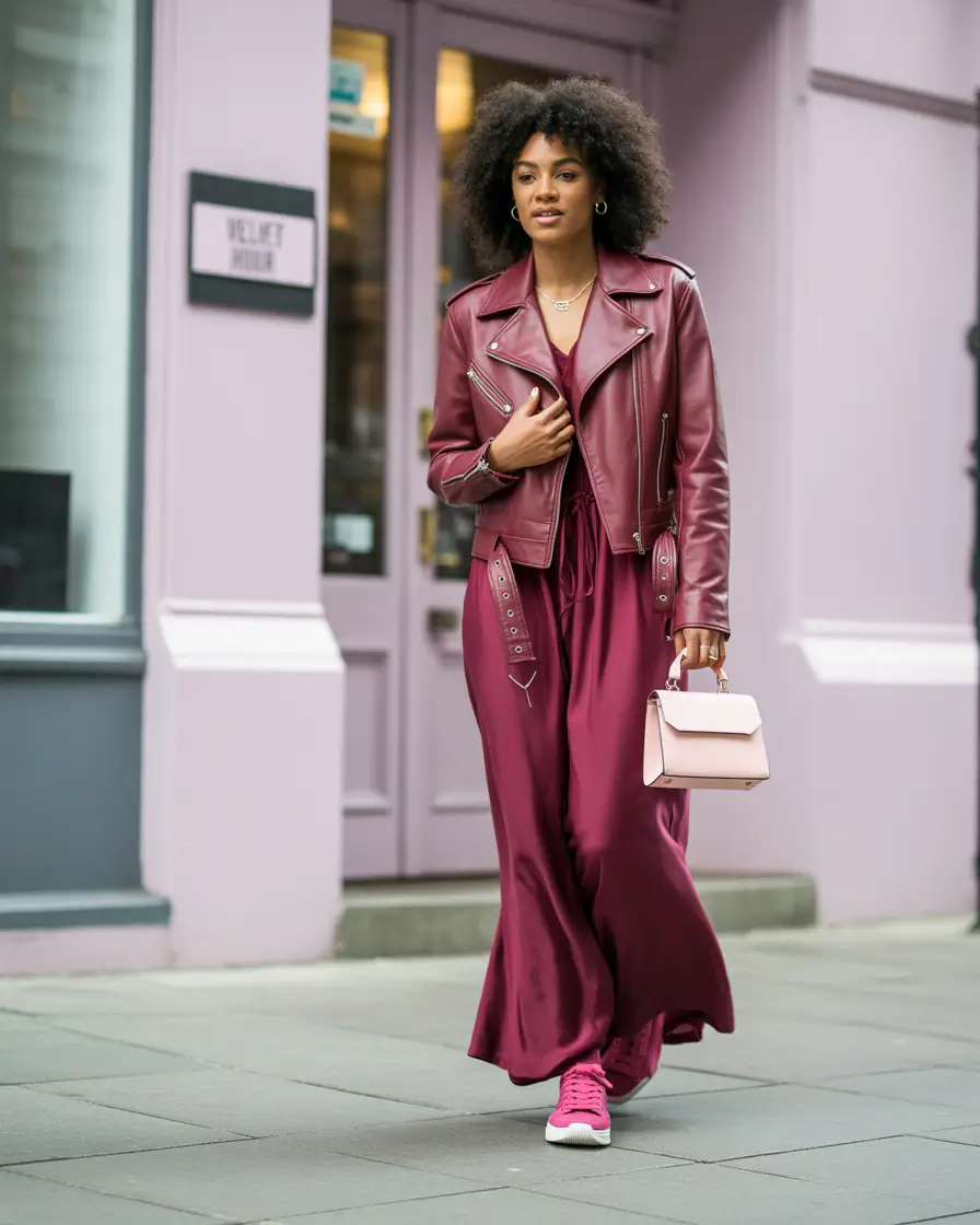 Street style 2025 Rich Reds for Power Play Days