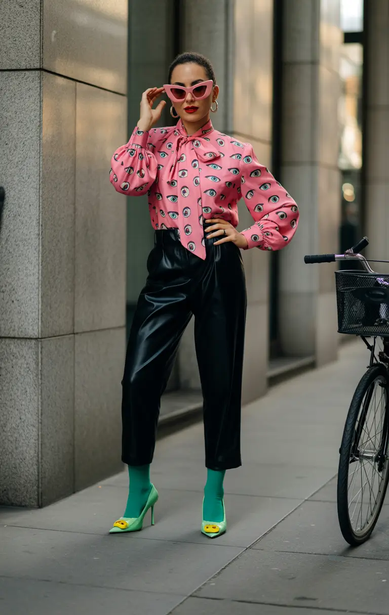 Street style 2025 Whimsy + Power Dressing = Yes Please