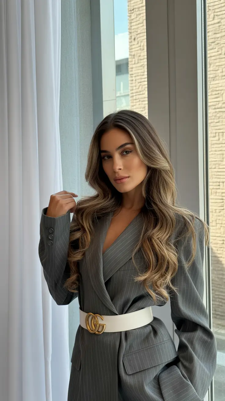 Fall brown hair color Long Lived-In Bronde Balayage