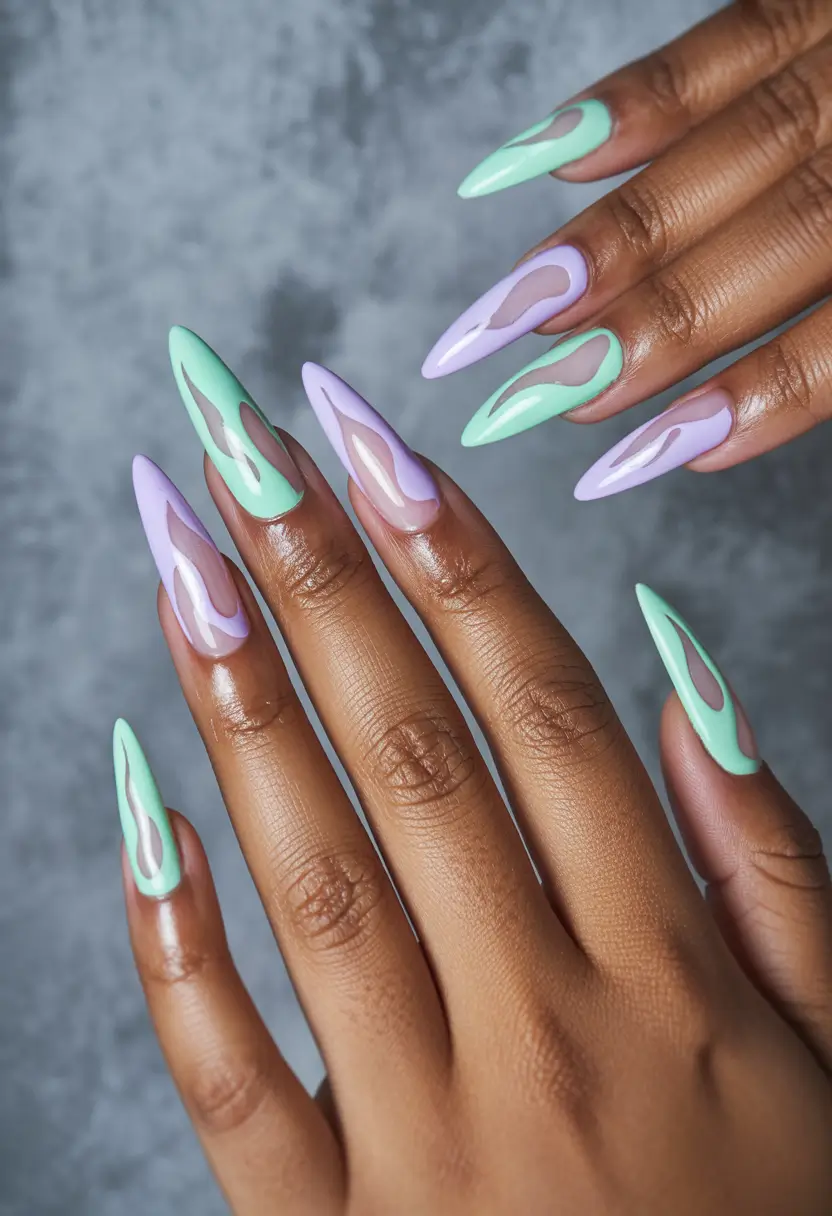Best Fall Nail Colors for Brown Skin 2025 Pastel Flames Remix