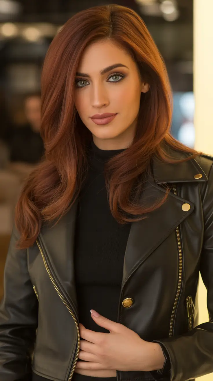 Chestnut brown fall hair color 2025 Deep Autumn Richness
