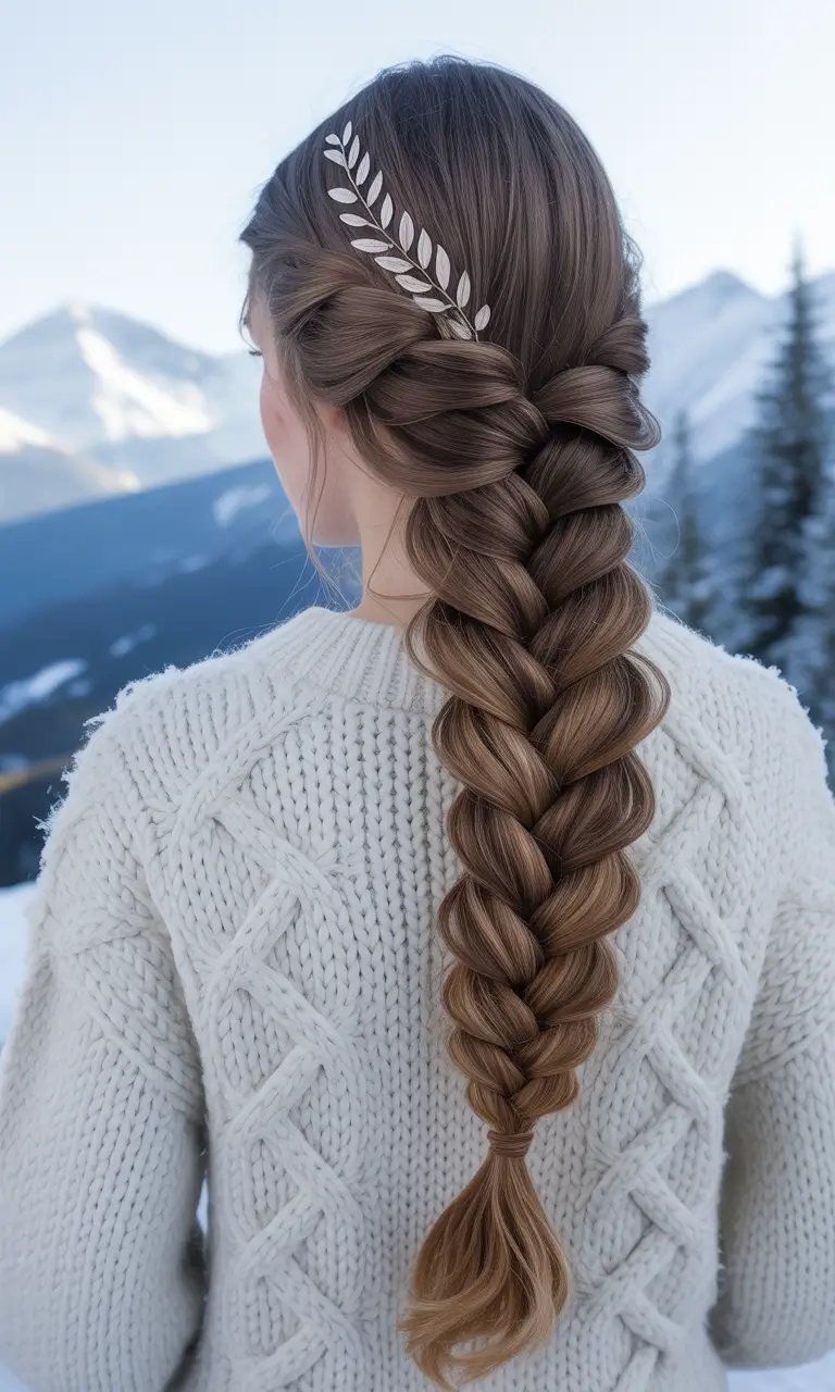 easy fall hairstyles 2025 Oversized Braid