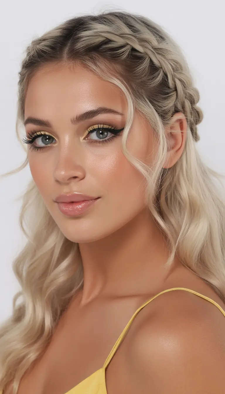 fall-hairstyles-and-colors-2025-Soft-Braided-Crown