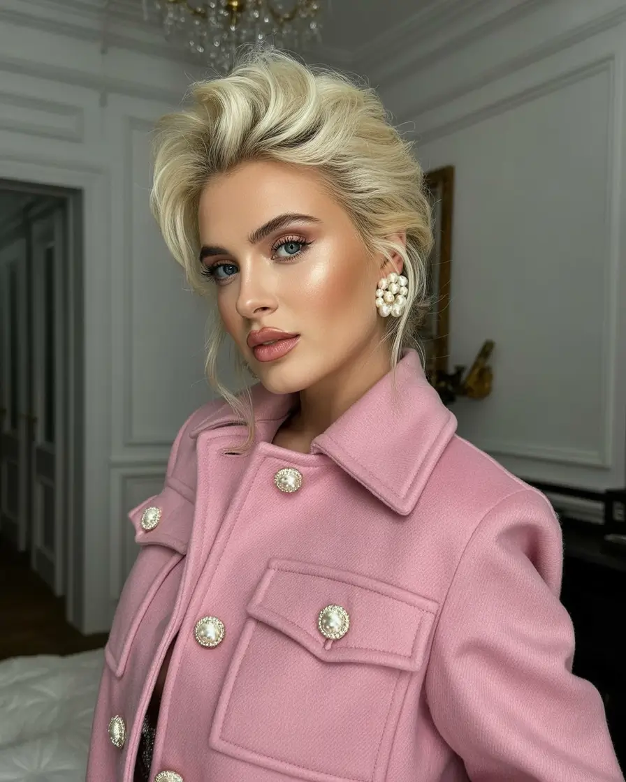 fall hairstyles and colors 2025 Voluminous Blonde Elegance