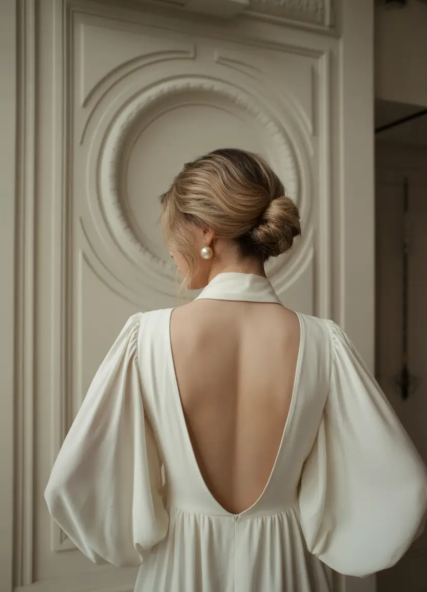 fall-hairstyles-and-colors-2025-Low-Elegant-Chignon