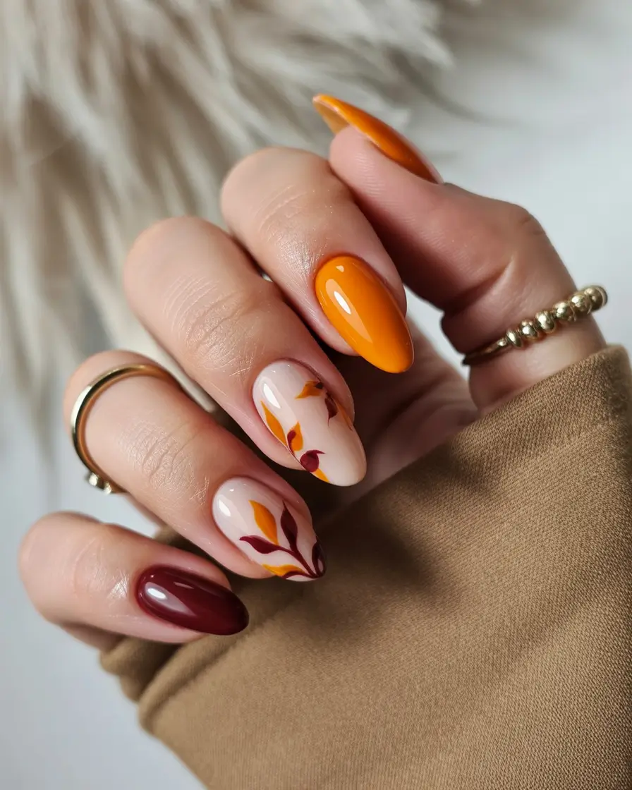 Fall 2025 Manicure Trends Autumn Breeze Blend