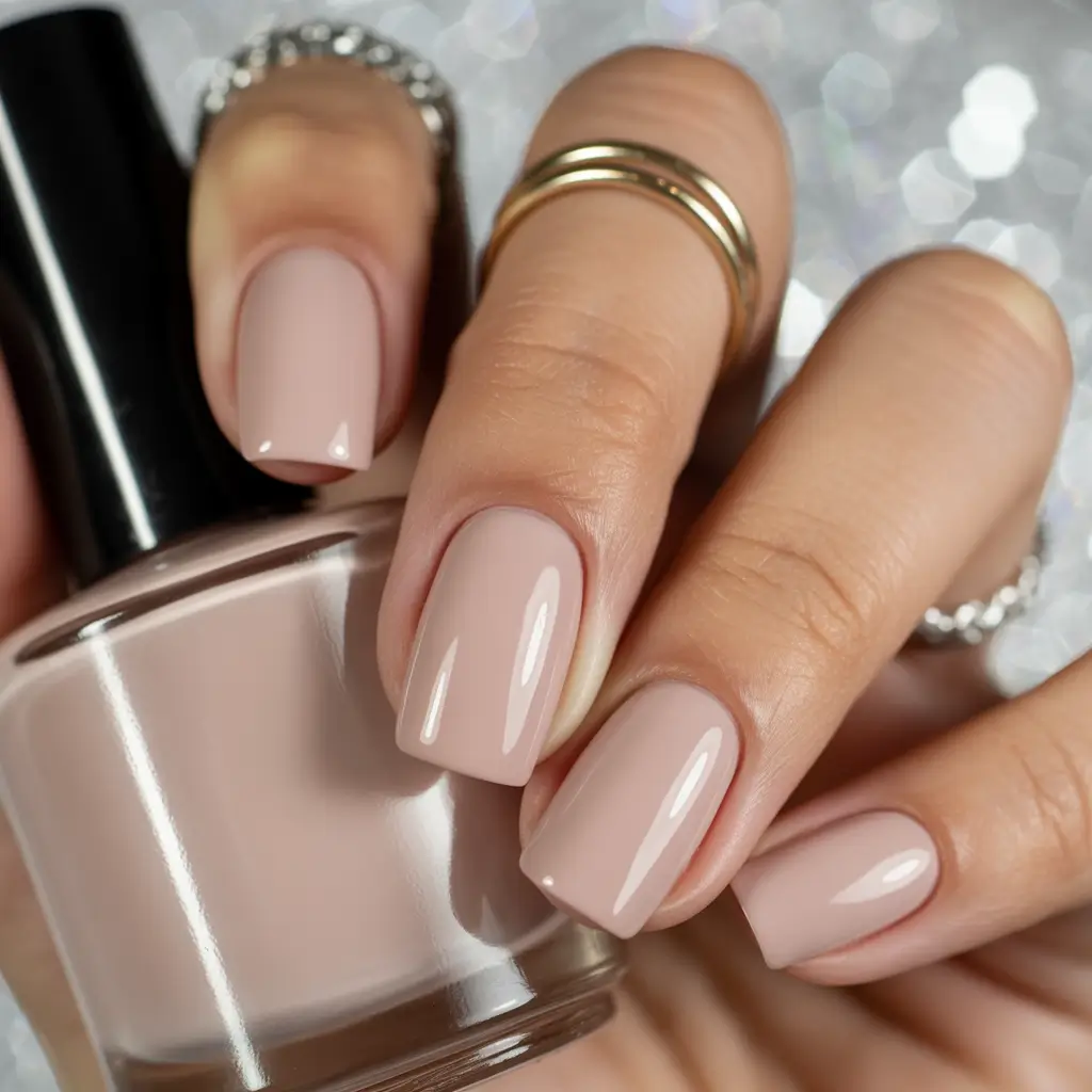 Fall Nails 2025 Soft Nude Elegance
