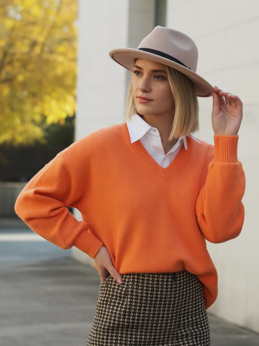 October outfits 2025 Classic Layers with a Twist