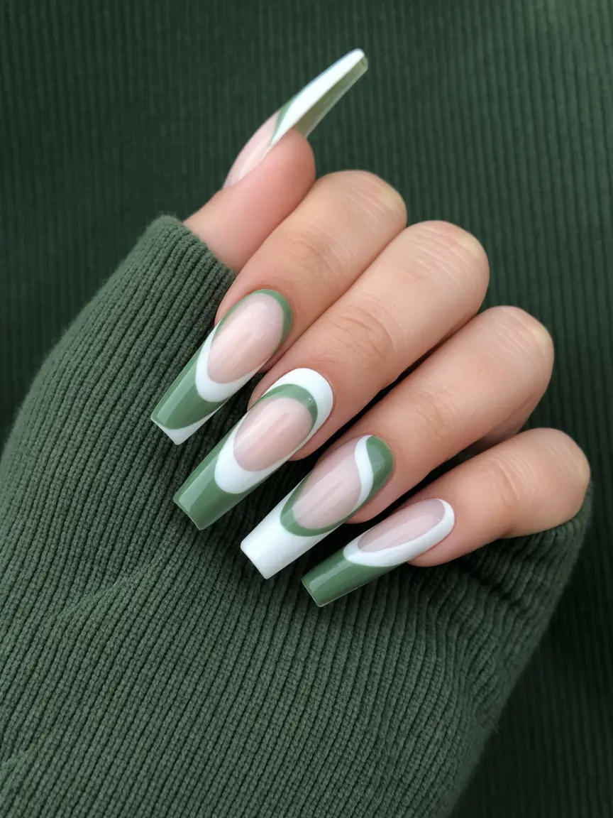 fall-coffin-nail-Olive-Graphic-Contrast