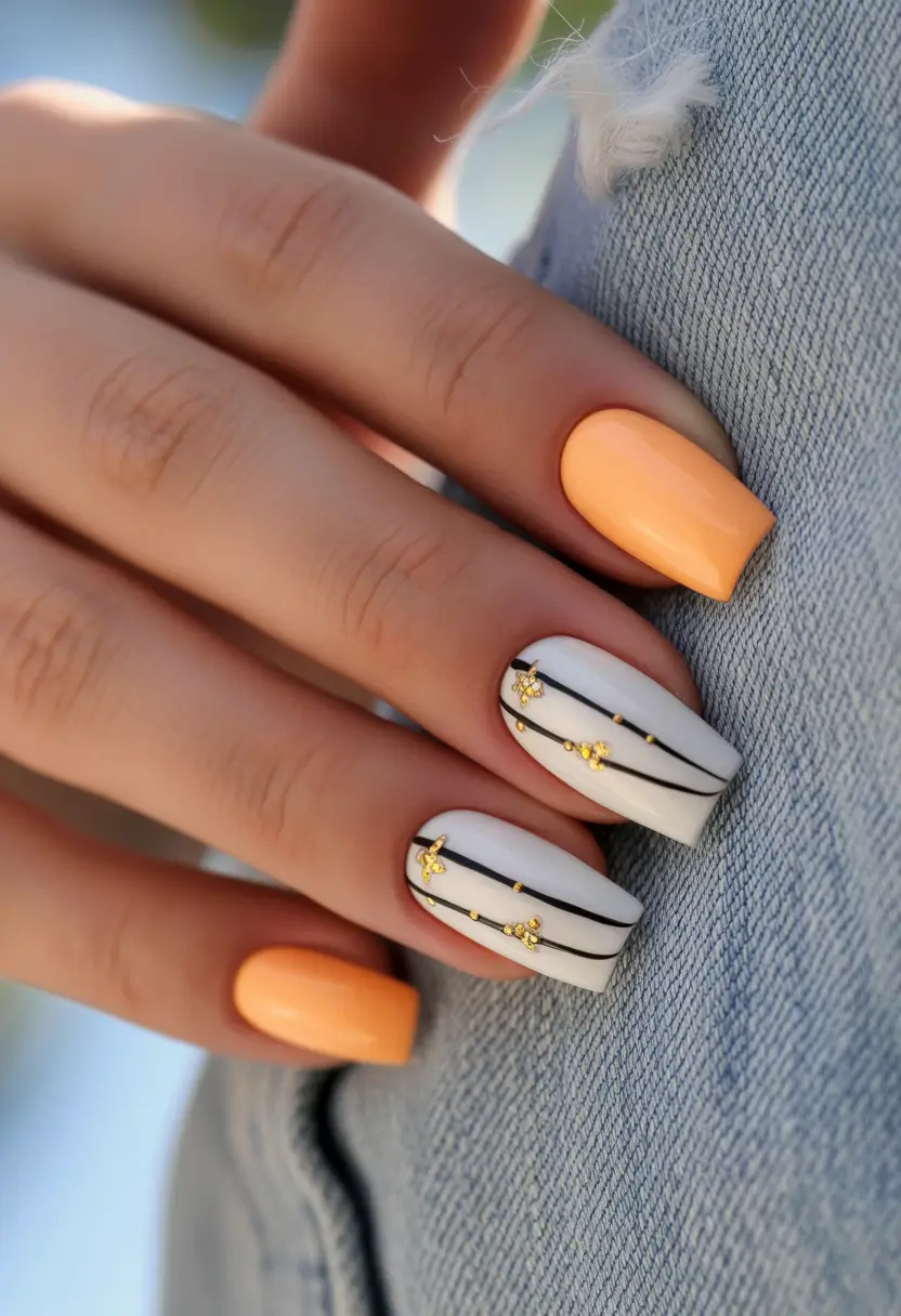 fall-nails-art-subtle-sparkle-meets-clean-lines