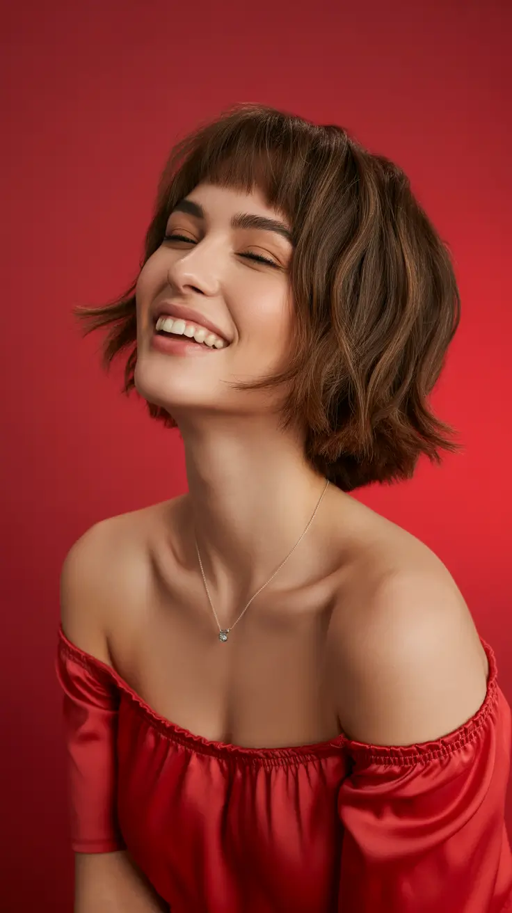 fall and winter haircuts 2025 Textured Volume with Feathered Ends