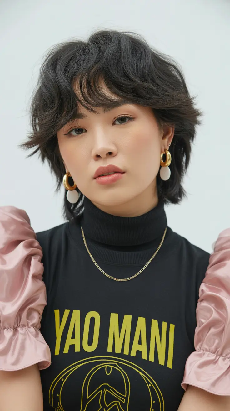 fall and winter haircuts 2025 Layered Mullet Shag Revival