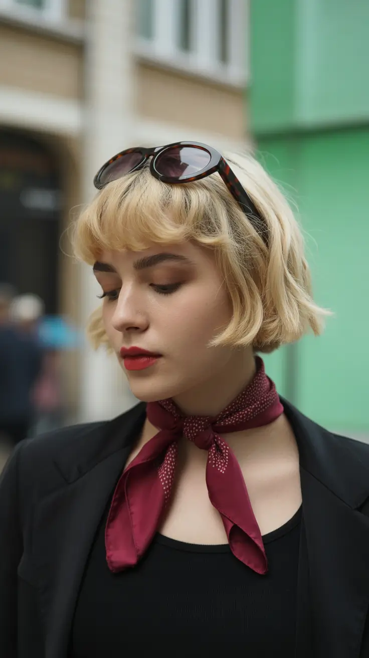 fall and winter haircuts 2025 French Girl Flick with Soft Fringe