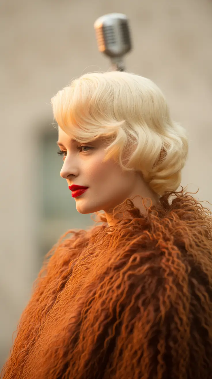 winter haircuts and colors 2025-2026 Vintage Blonde Waves