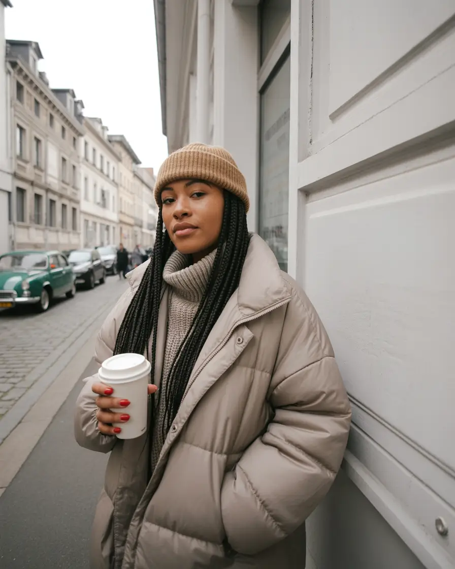 winter outfits blackgirl 2025-2026 Modern Puffy Girl Energy