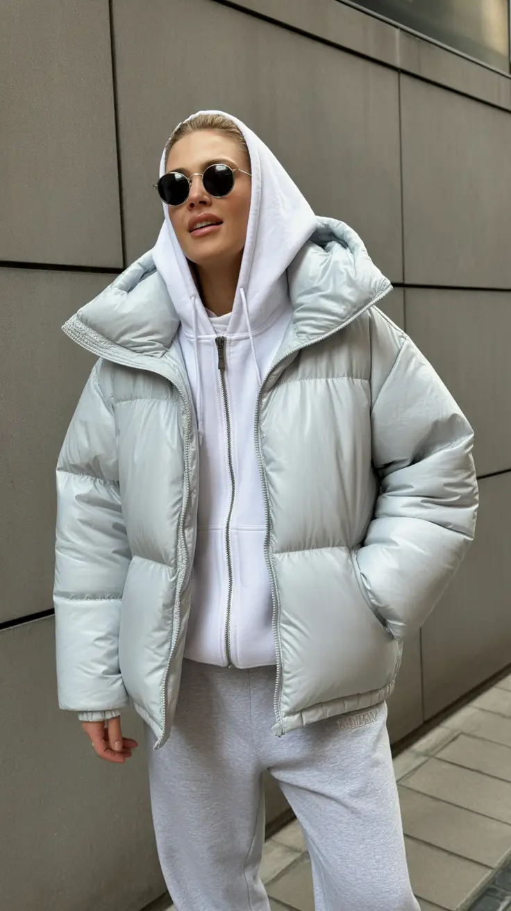 cute winter outfits 2025-2026 Effortless Street Style in Neutrals