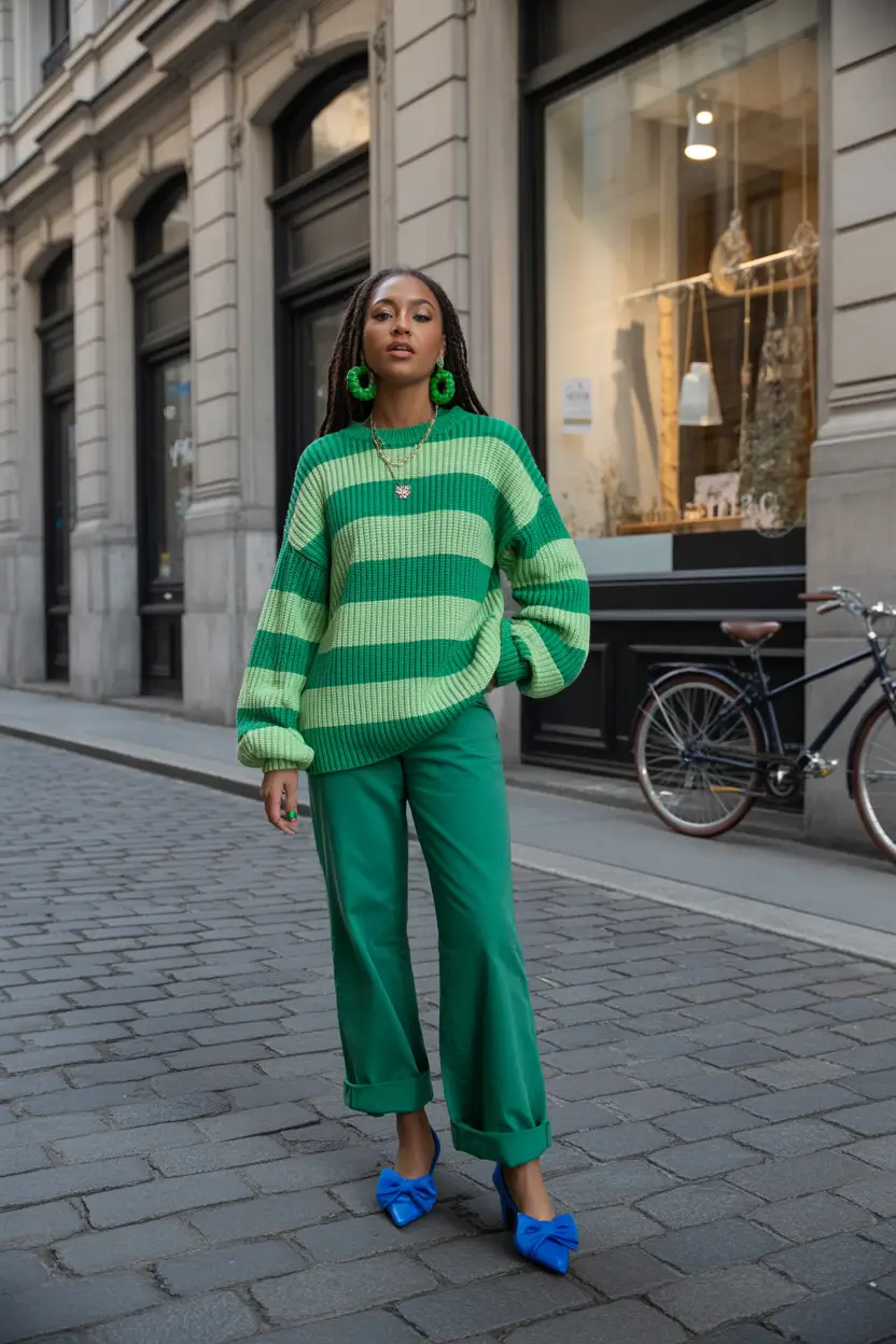early winter outfits 2025 Jewel Tones with a Twist