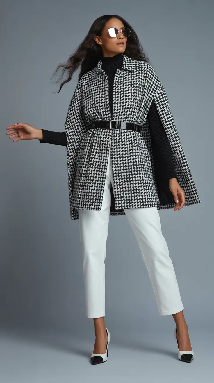 Elegant classy outfit for winter 2025-2026 Timeless Elegance in Monochrome
