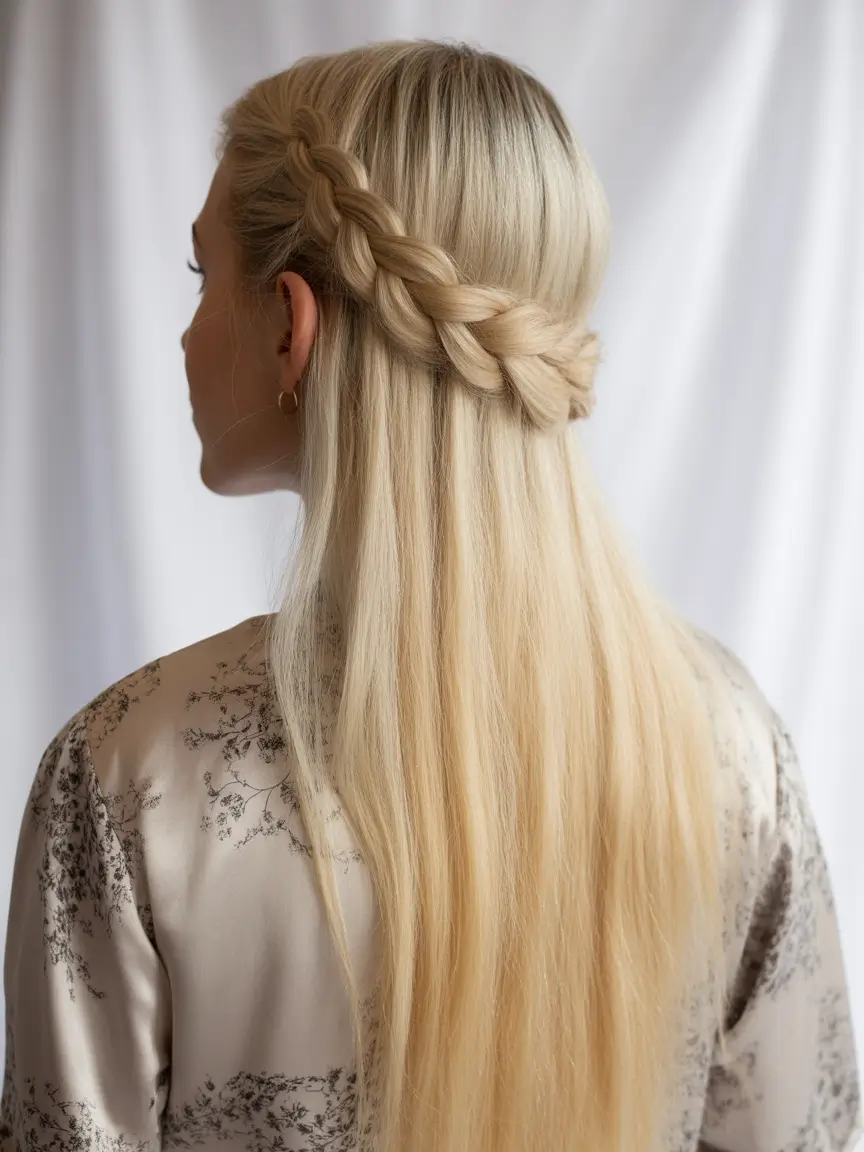 Fall braids hairstyle 2025 Milano Crown Braid Elegance