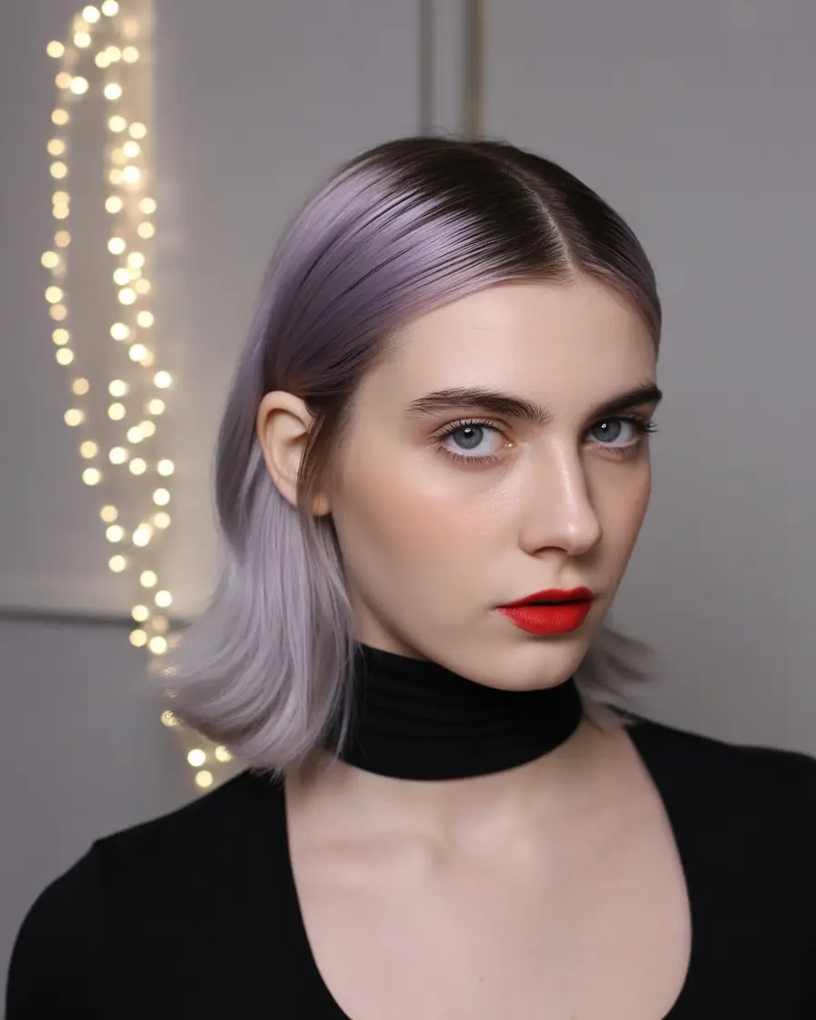 Fall hairstyle short hair 2025 Pastel Sleek Bob